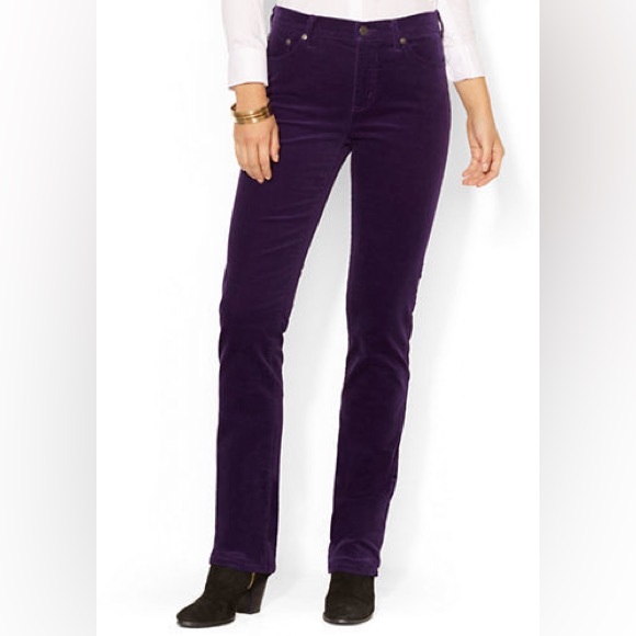 Lauren Ralph Lauren Pants - Ralph Lauren Purple Corduroy Pants
